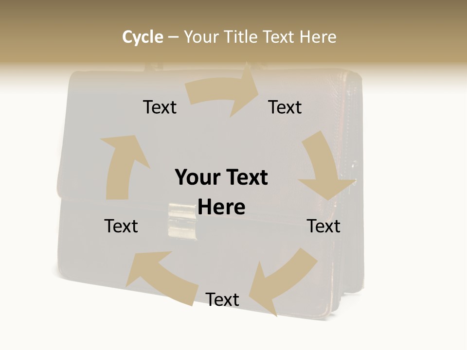 Packing Briefcase Antique PowerPoint Template