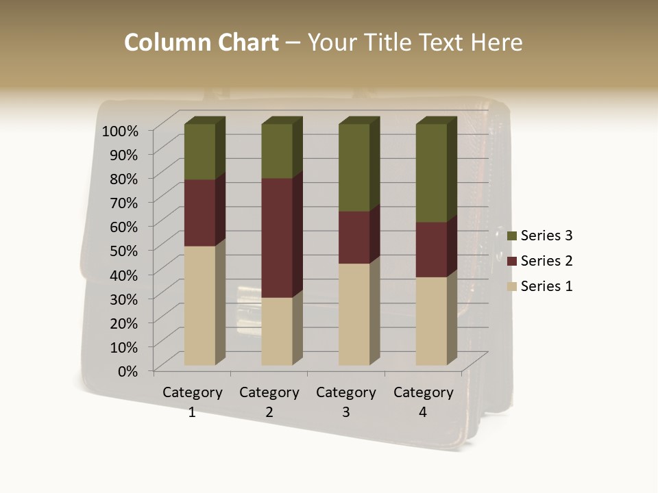 Packing Briefcase Antique PowerPoint Template