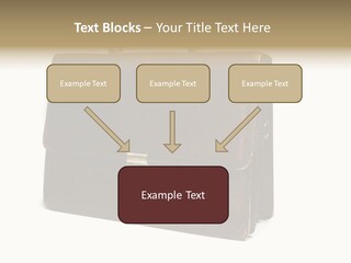 Packing Briefcase Antique PowerPoint Template