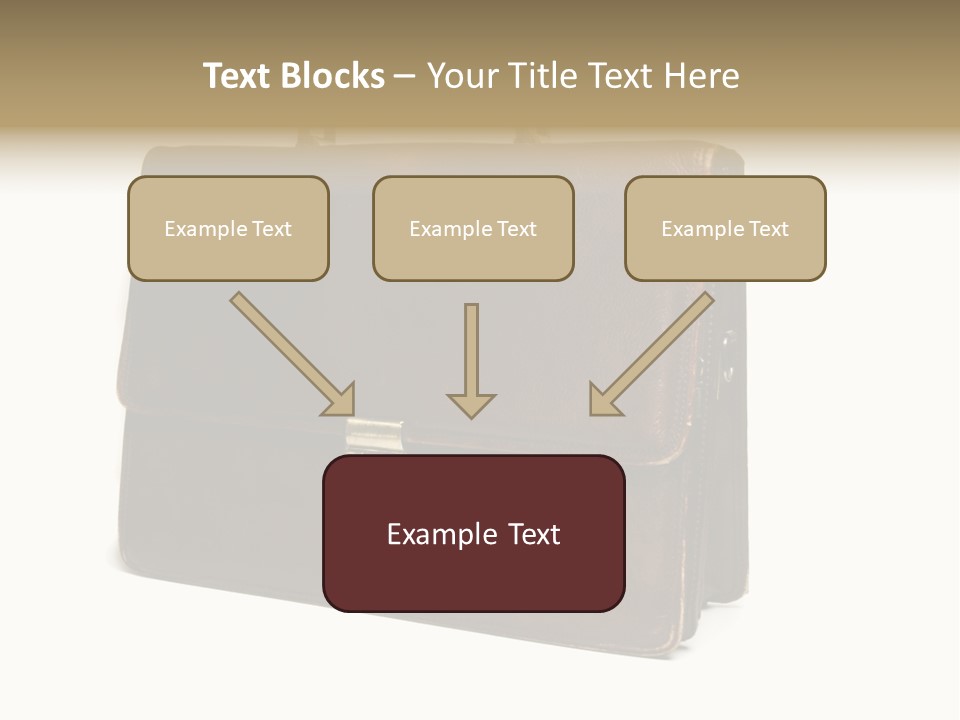 Packing Briefcase Antique PowerPoint Template