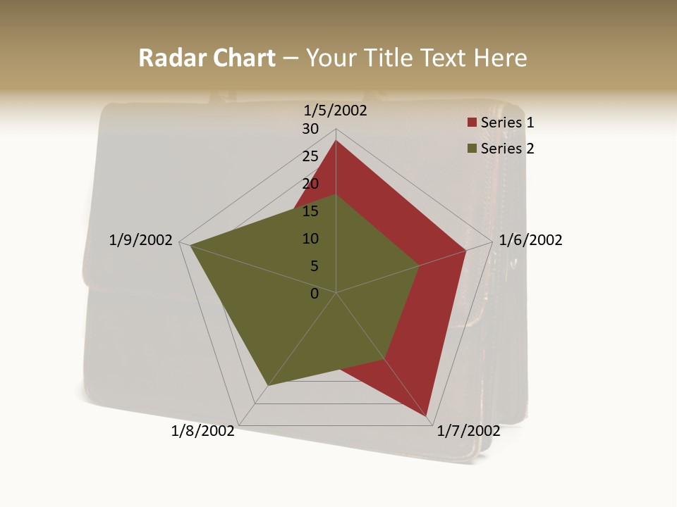 Packing Briefcase Antique PowerPoint Template