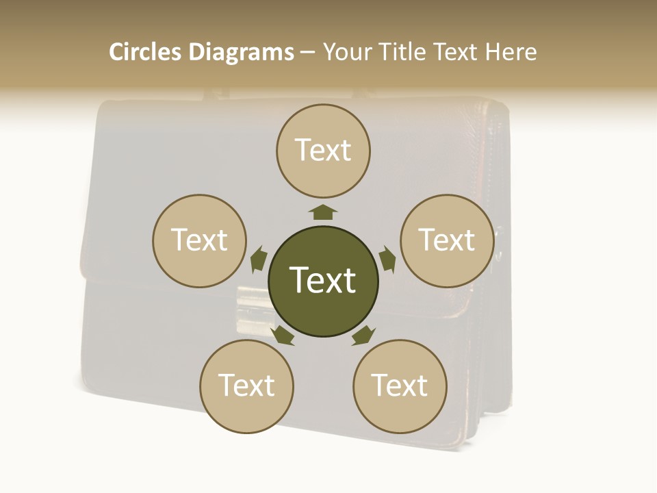 Packing Briefcase Antique PowerPoint Template