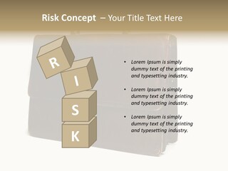 Packing Briefcase Antique PowerPoint Template