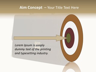 Packing Briefcase Antique PowerPoint Template