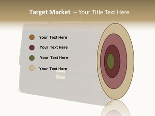 Packing Briefcase Antique PowerPoint Template