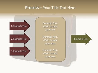Packing Briefcase Antique PowerPoint Template
