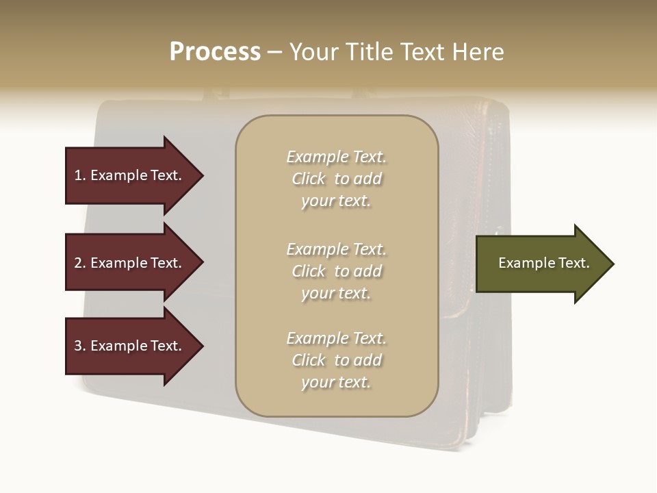 Packing Briefcase Antique PowerPoint Template