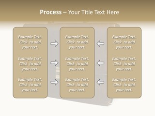 Packing Briefcase Antique PowerPoint Template