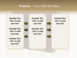 Packing Briefcase Antique PowerPoint Template