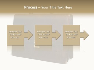 Packing Briefcase Antique PowerPoint Template