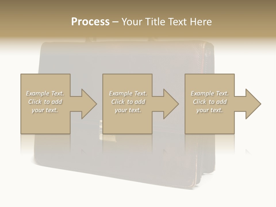 Packing Briefcase Antique PowerPoint Template
