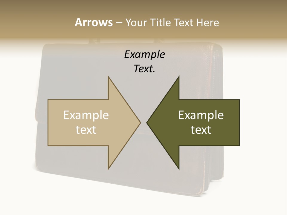 Packing Briefcase Antique PowerPoint Template