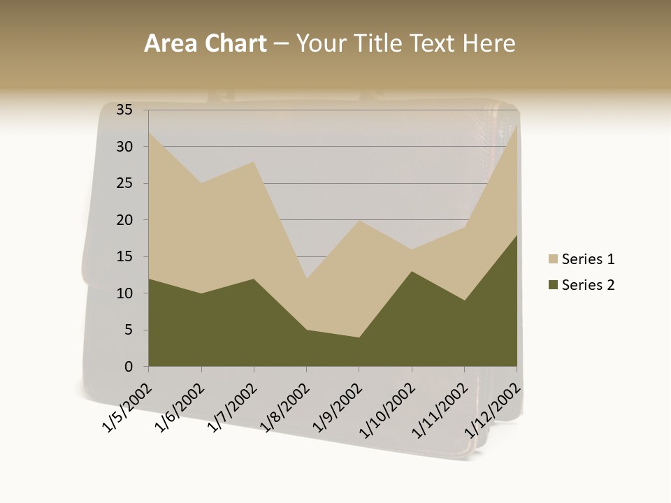 Packing Briefcase Antique PowerPoint Template