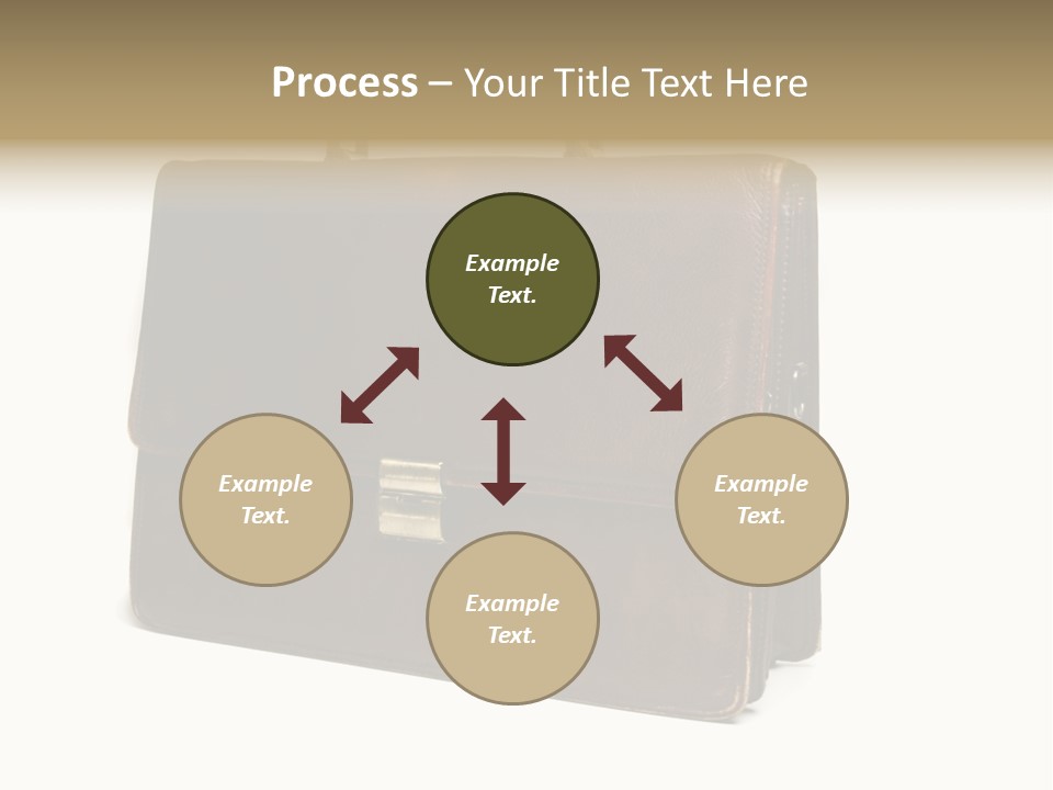 Packing Briefcase Antique PowerPoint Template