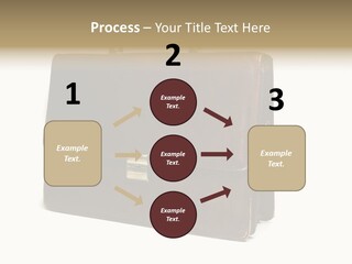 Packing Briefcase Antique PowerPoint Template