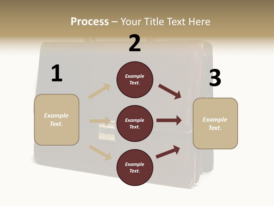 Packing Briefcase Antique PowerPoint Template