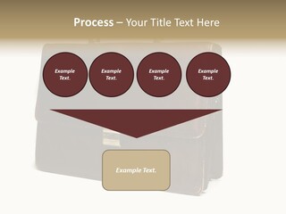 Packing Briefcase Antique PowerPoint Template