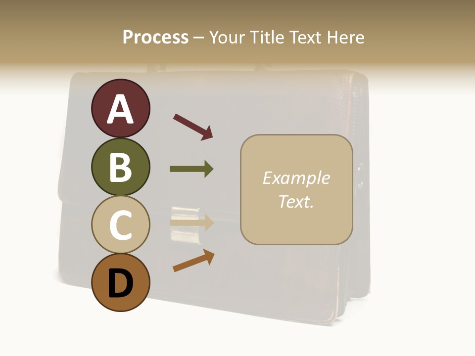 Packing Briefcase Antique PowerPoint Template