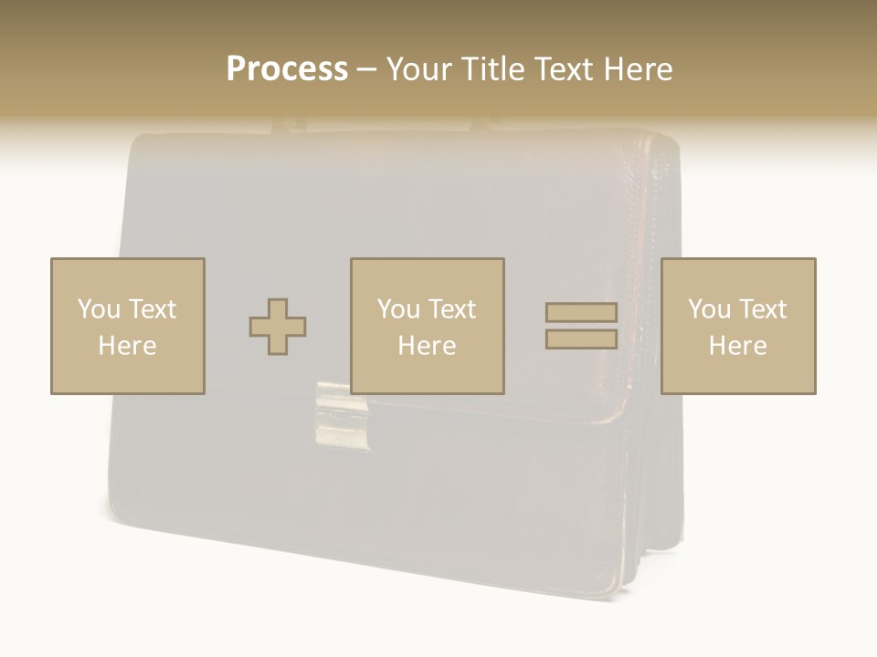 Packing Briefcase Antique PowerPoint Template