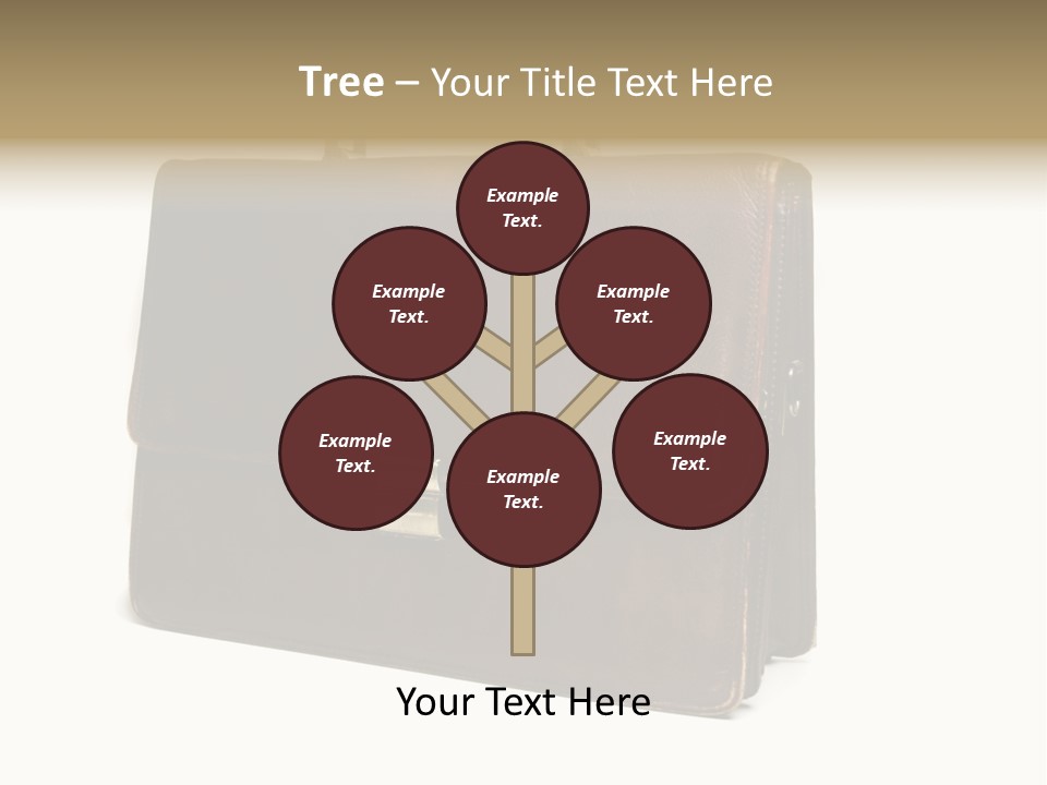 Packing Briefcase Antique PowerPoint Template