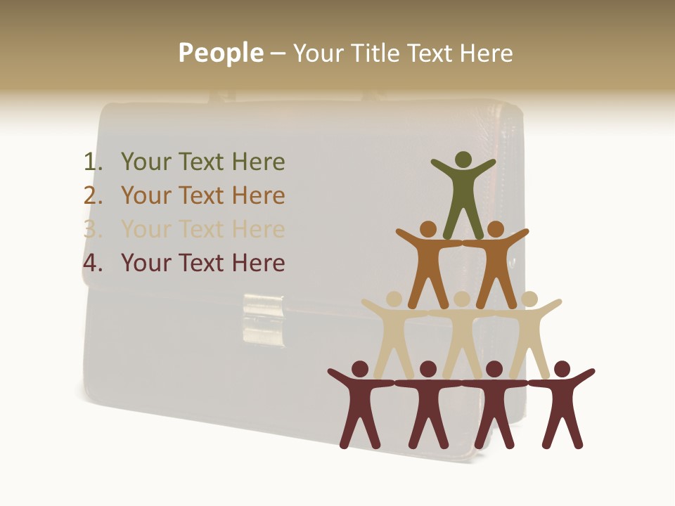 Packing Briefcase Antique PowerPoint Template