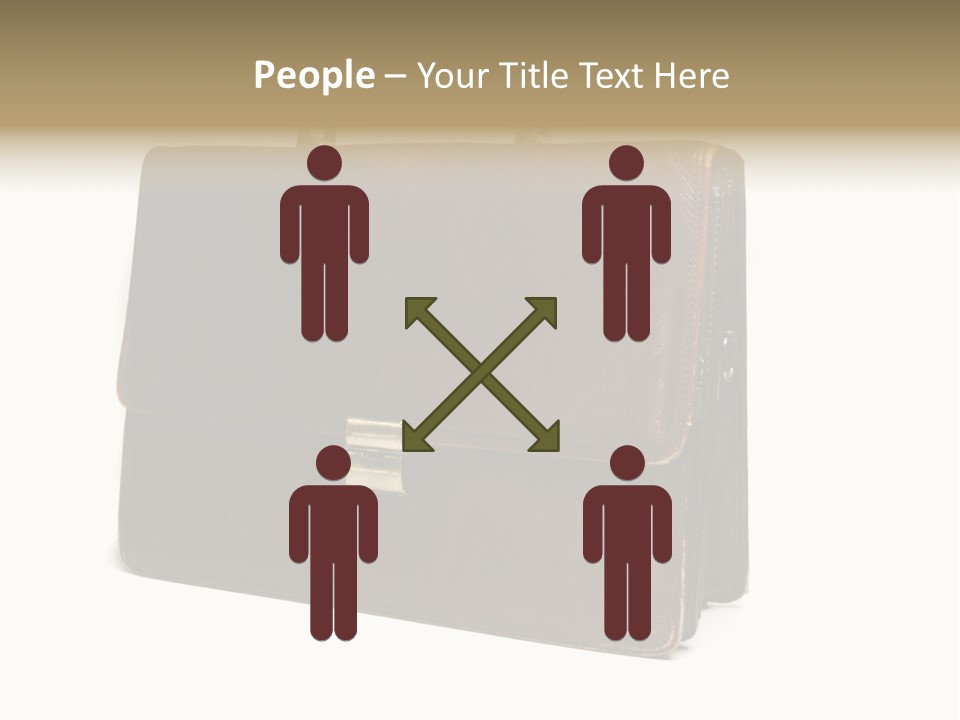 Packing Briefcase Antique PowerPoint Template