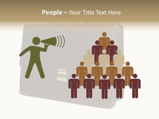 Packing Briefcase Antique PowerPoint Template