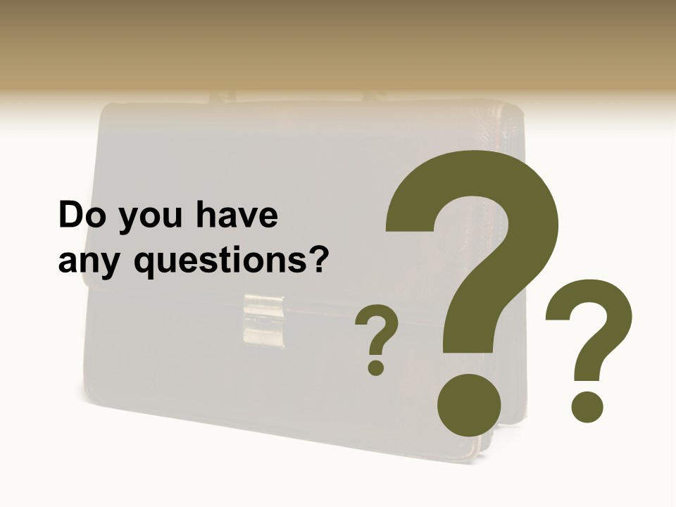 Packing Briefcase Antique PowerPoint Template