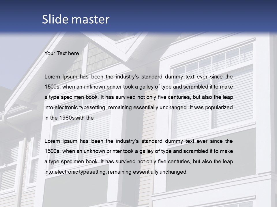 Luxury Affluence Savings PowerPoint Template