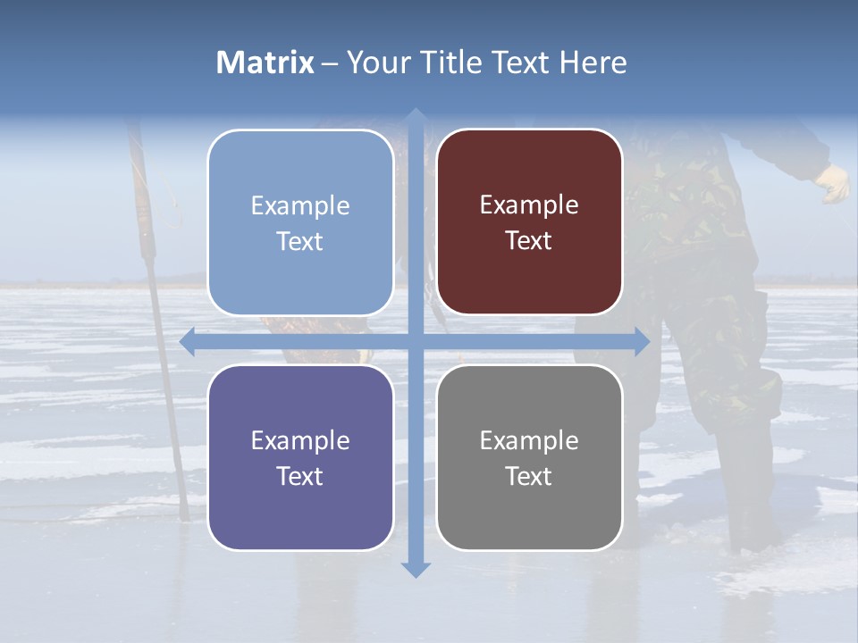 Success Fisherman Ladle PowerPoint Template