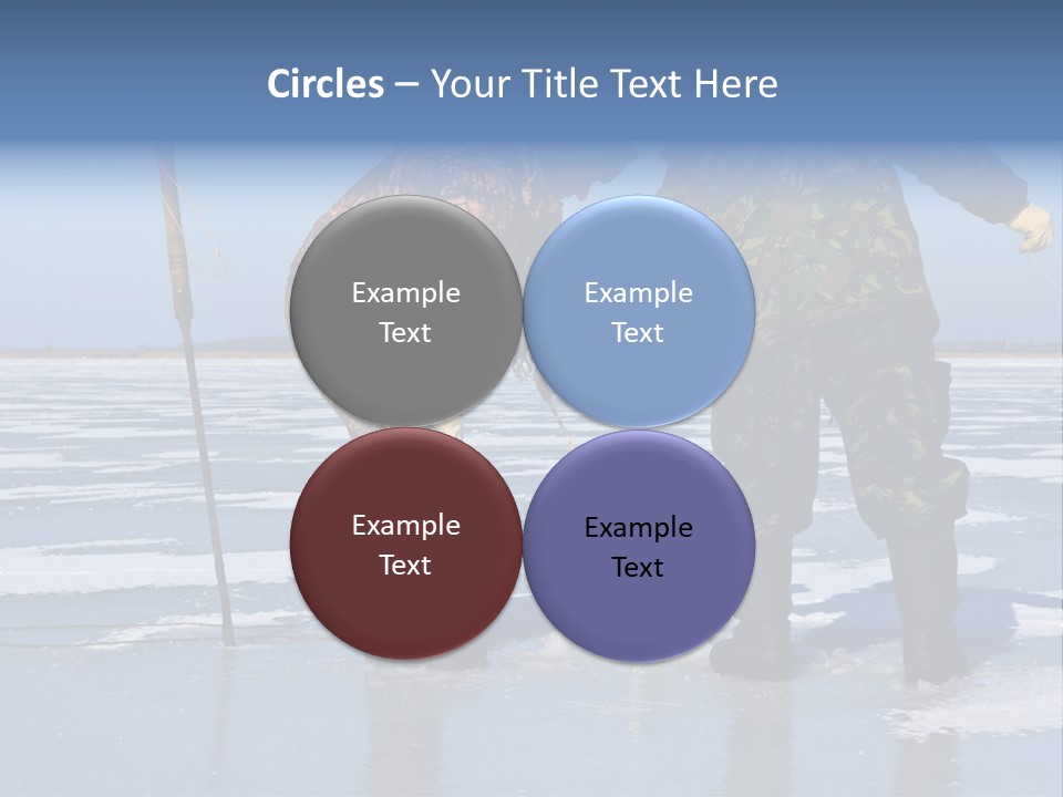 Success Fisherman Ladle PowerPoint Template