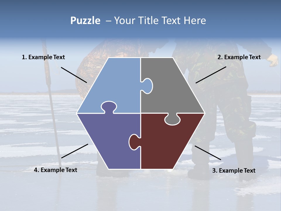 Success Fisherman Ladle PowerPoint Template