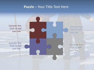 Success Fisherman Ladle PowerPoint Template