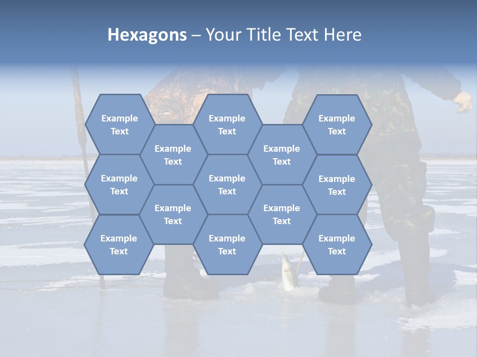 Success Fisherman Ladle PowerPoint Template