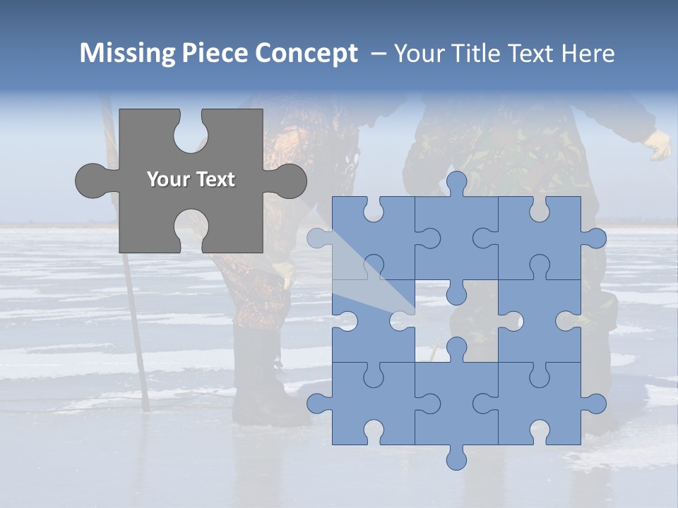 Success Fisherman Ladle PowerPoint Template