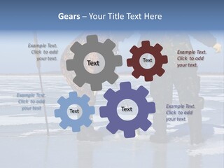 Success Fisherman Ladle PowerPoint Template