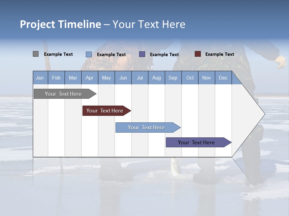 Success Fisherman Ladle PowerPoint Template