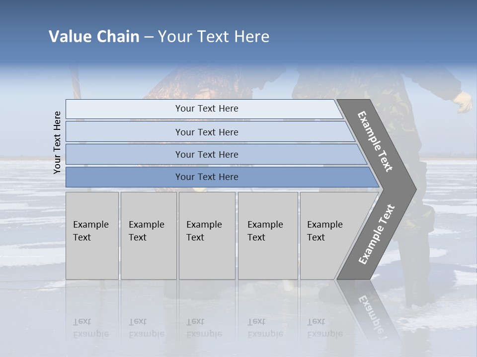 Success Fisherman Ladle PowerPoint Template