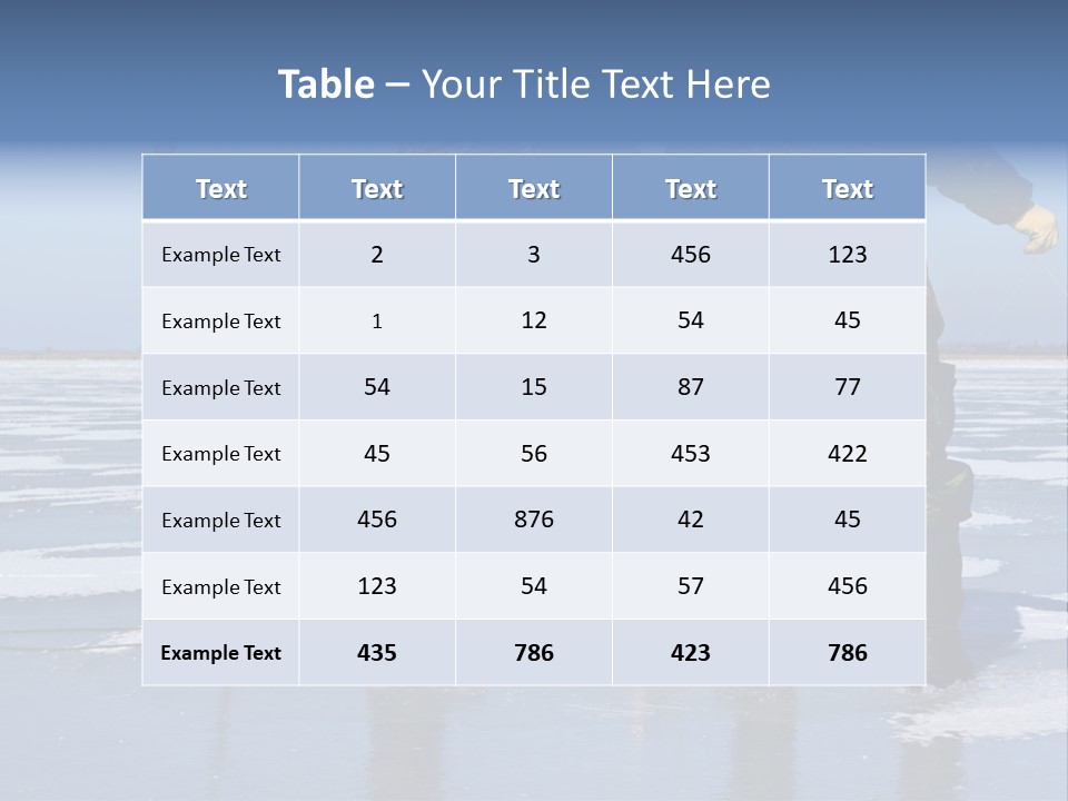 Success Fisherman Ladle PowerPoint Template