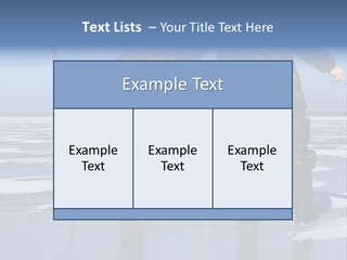 Success Fisherman Ladle PowerPoint Template