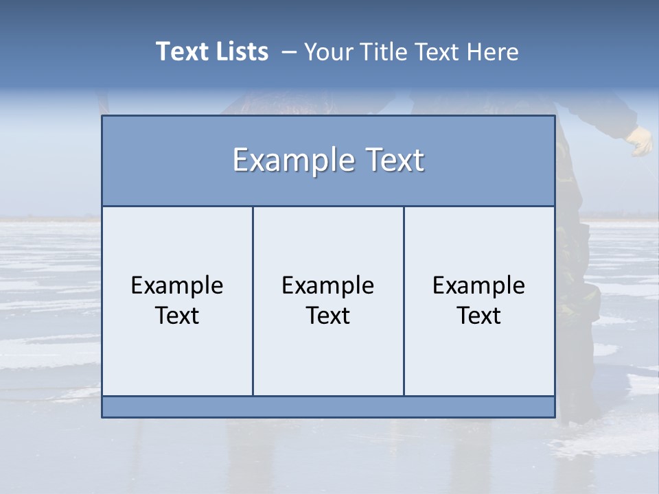 Success Fisherman Ladle PowerPoint Template