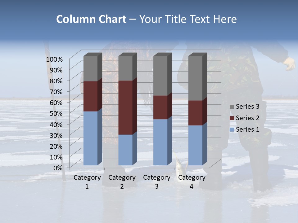 Success Fisherman Ladle PowerPoint Template