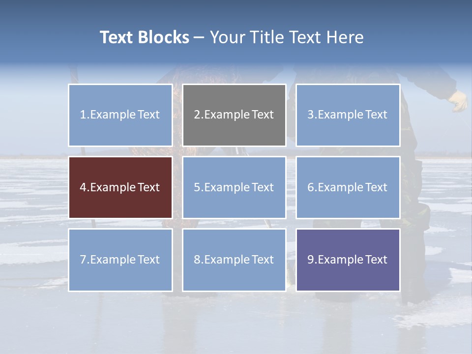 Success Fisherman Ladle PowerPoint Template