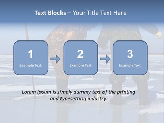 Success Fisherman Ladle PowerPoint Template