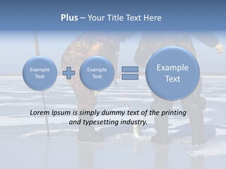 Success Fisherman Ladle PowerPoint Template
