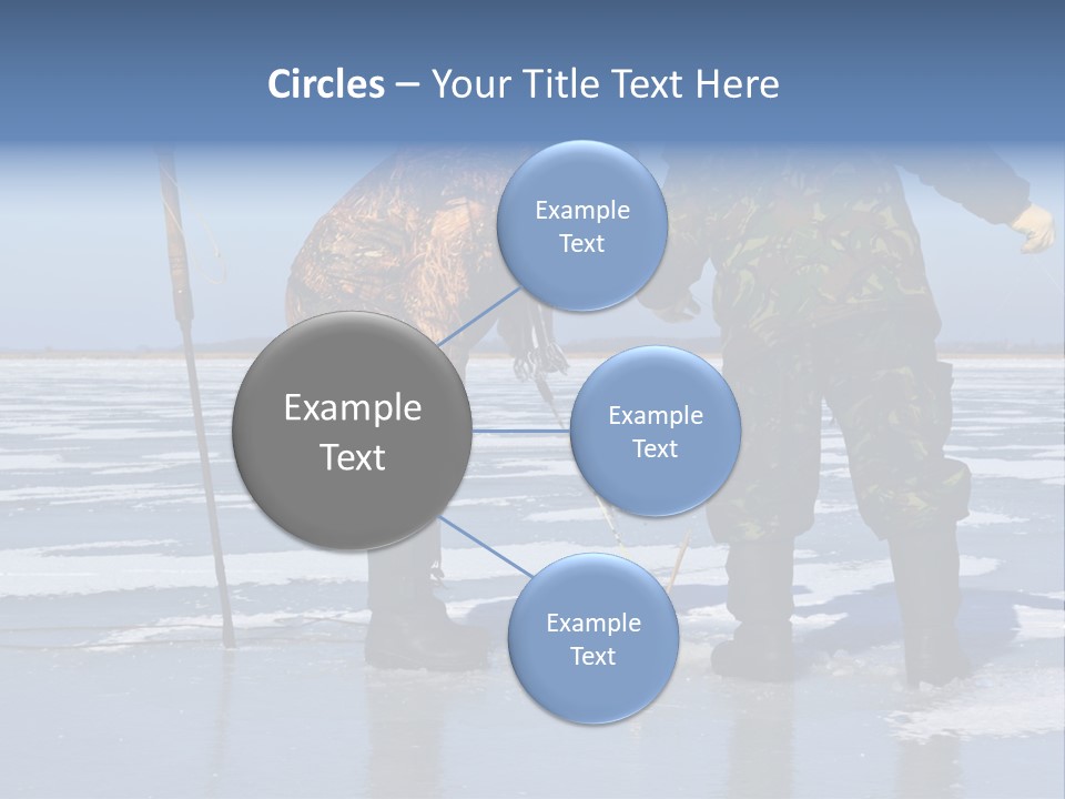 Success Fisherman Ladle PowerPoint Template