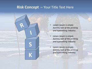 Success Fisherman Ladle PowerPoint Template