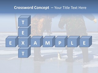 Success Fisherman Ladle PowerPoint Template