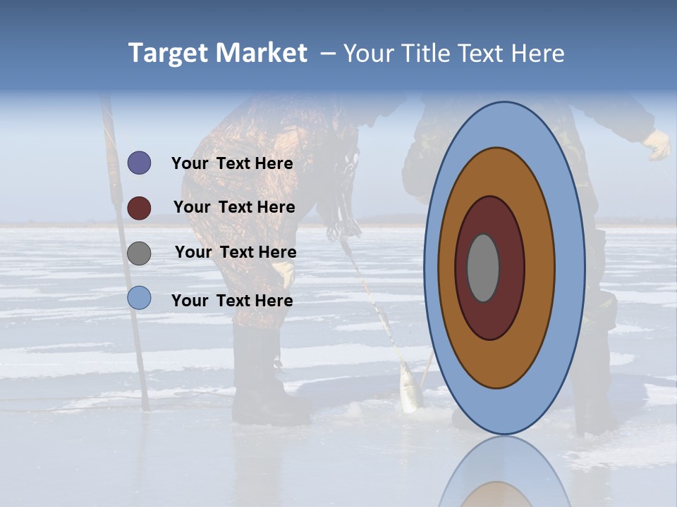 Success Fisherman Ladle PowerPoint Template