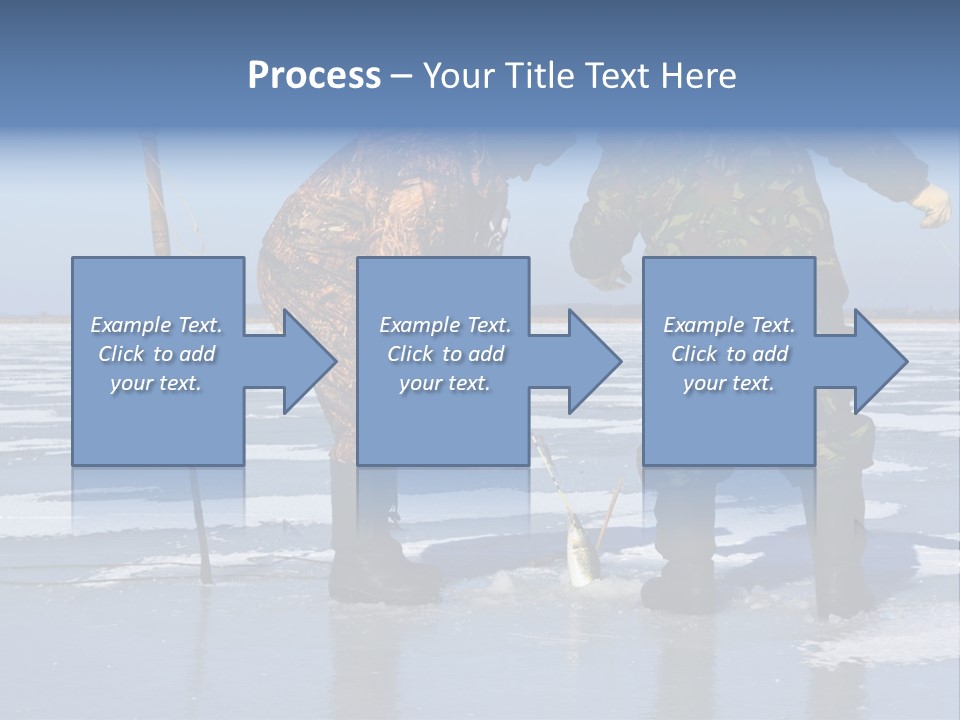 Success Fisherman Ladle PowerPoint Template